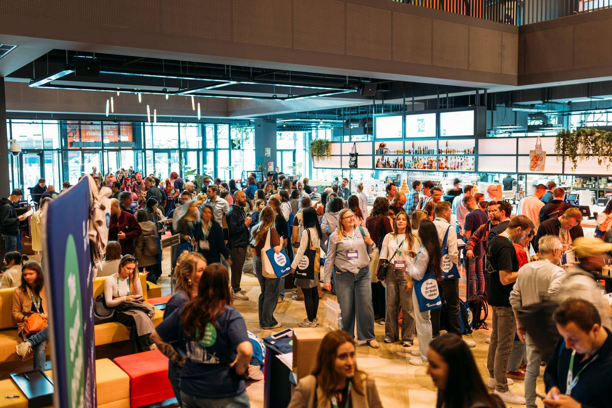 Bezoekers UX Rotterdam Conference