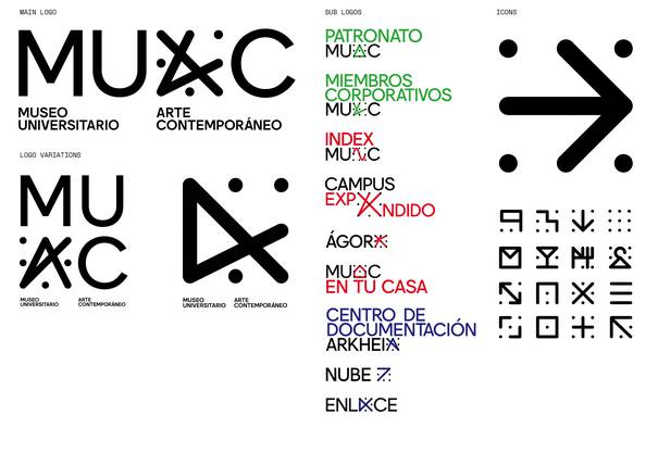 Design MUAC identity by Fabrique