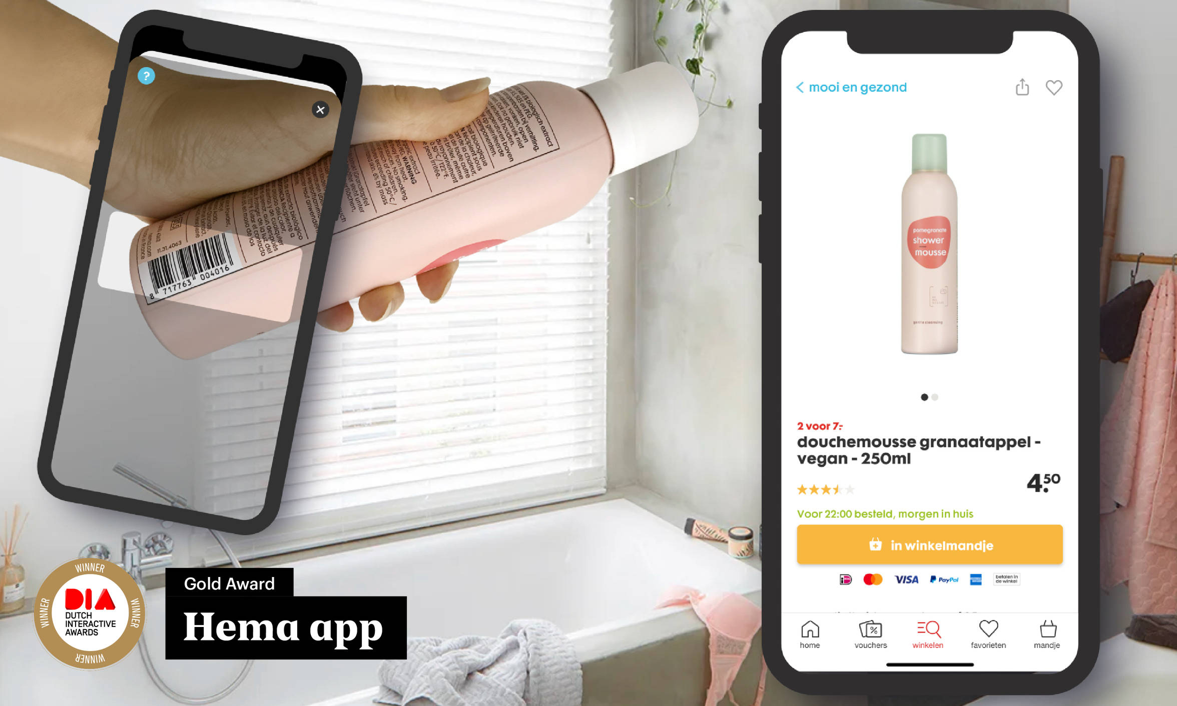 Gold DIA Award HEMA app