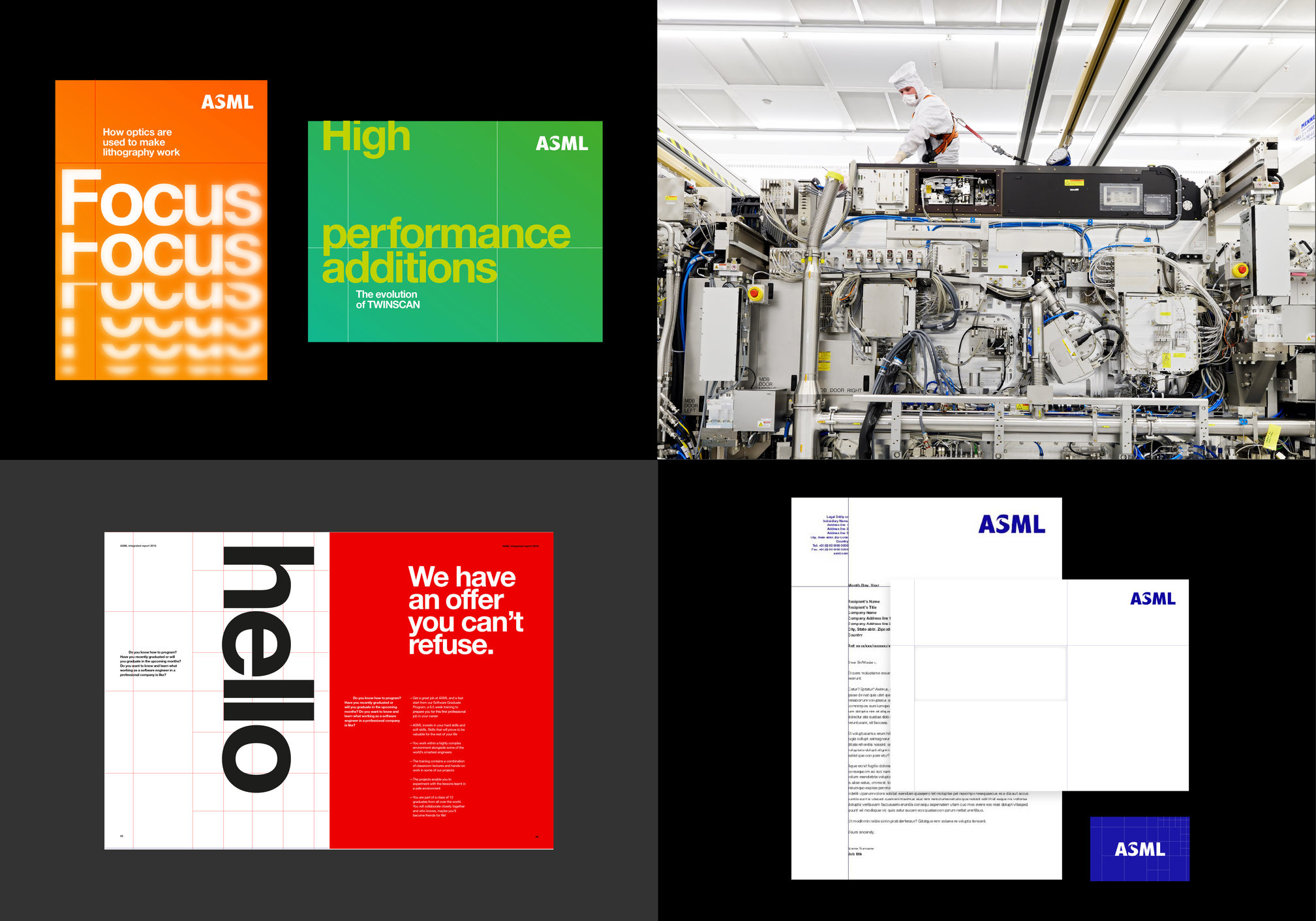 Visual identity ASML door Fabrique