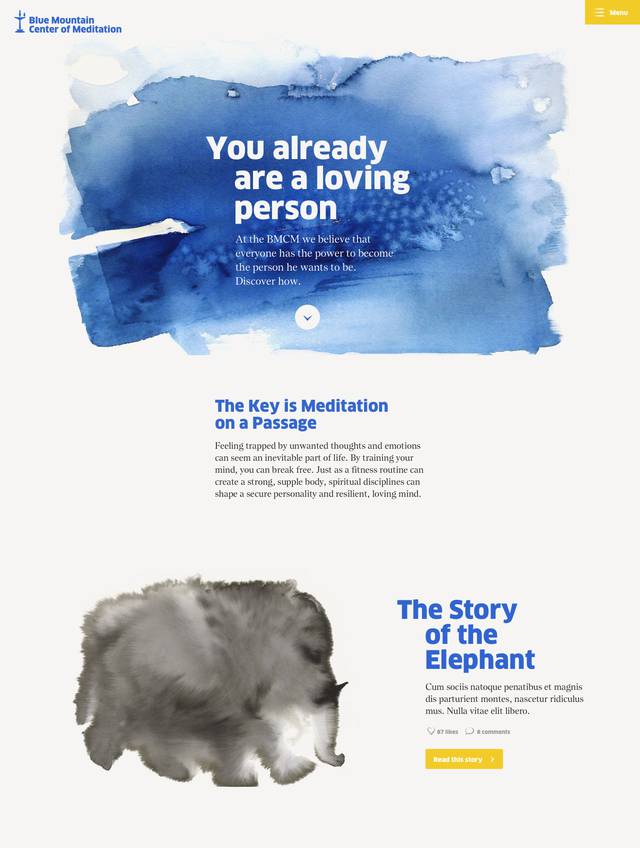 Blue Mountain Center of Meditation - homepage