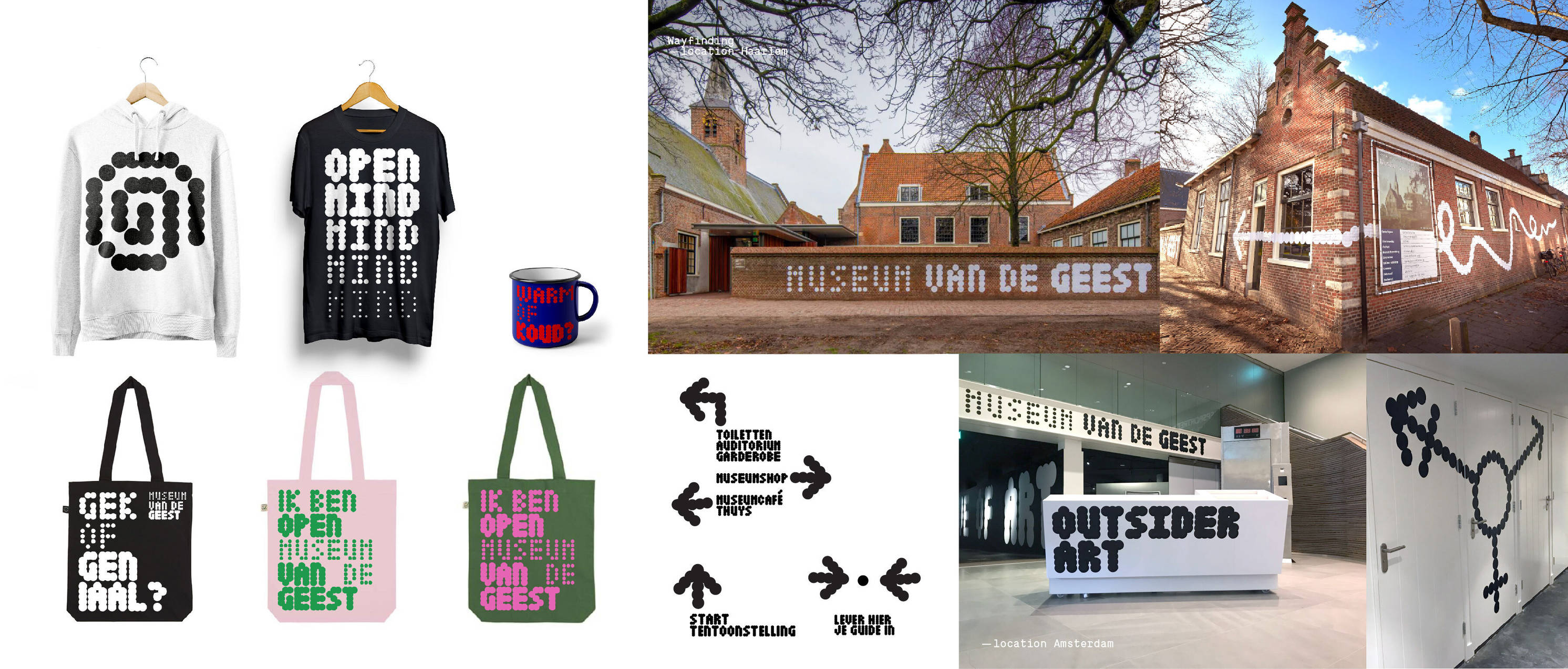 Producten overzicht volgens nieuwe stijl Museum van de Geest