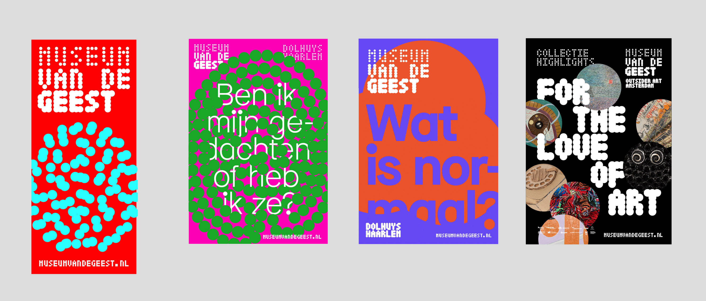 Flyer overzicht Museum van de Geest, design Fabrique