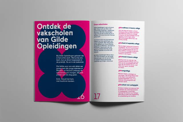 gilde opleiding brochure open