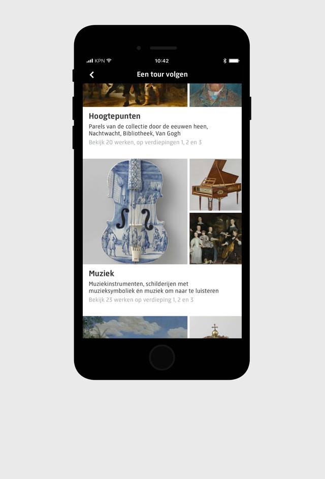 Rijksmuseum multimedia tour - design Fabrique