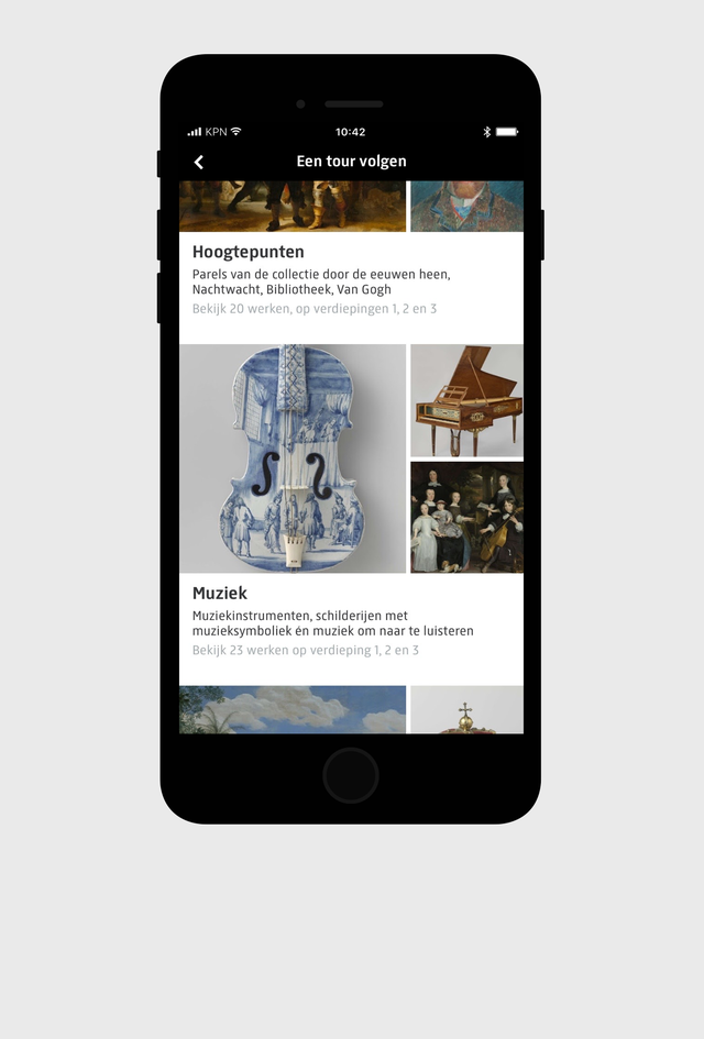 Rijksmuseum multimedia tour - design Fabrique