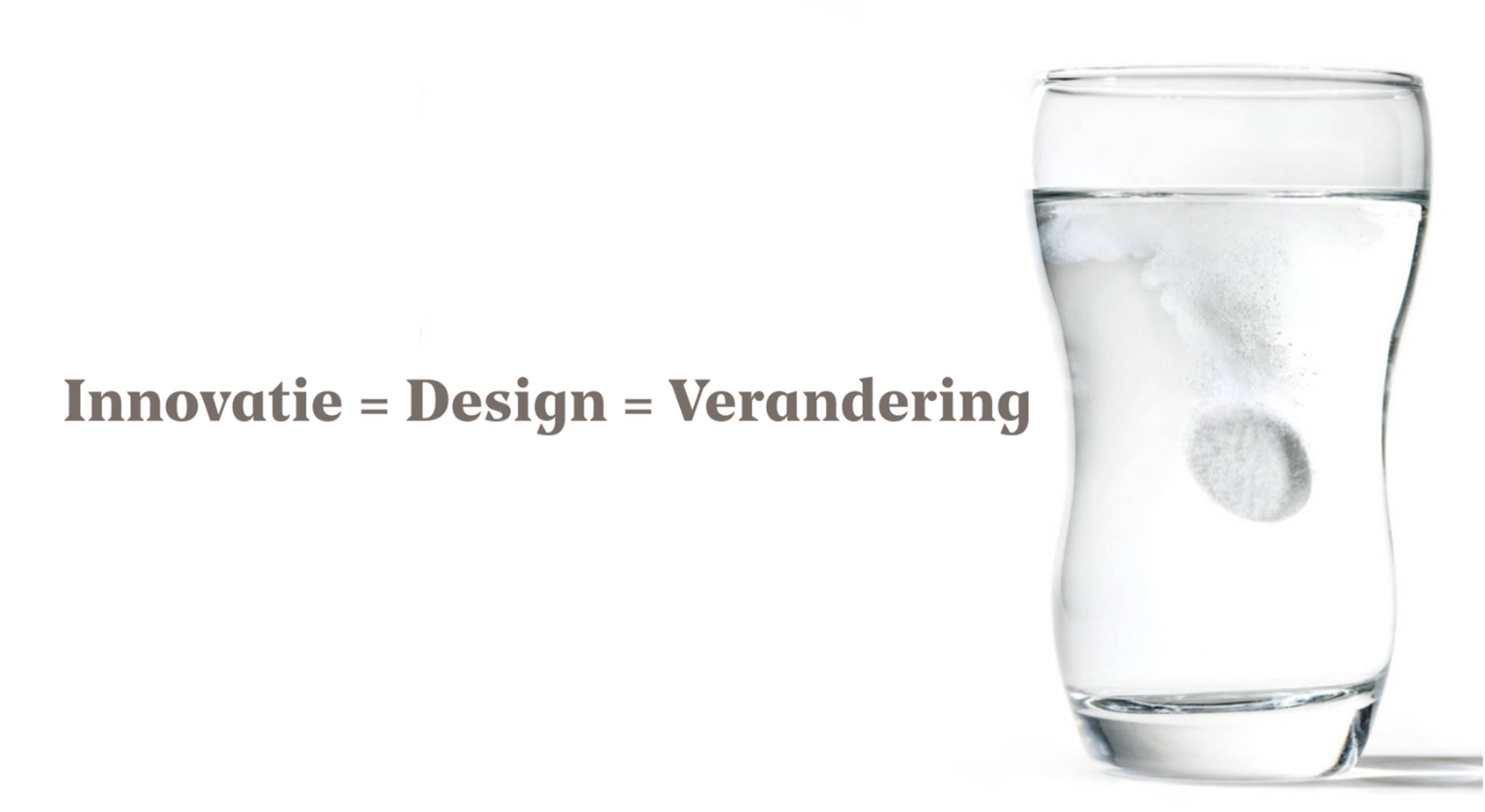 Innovatie = design = verandering