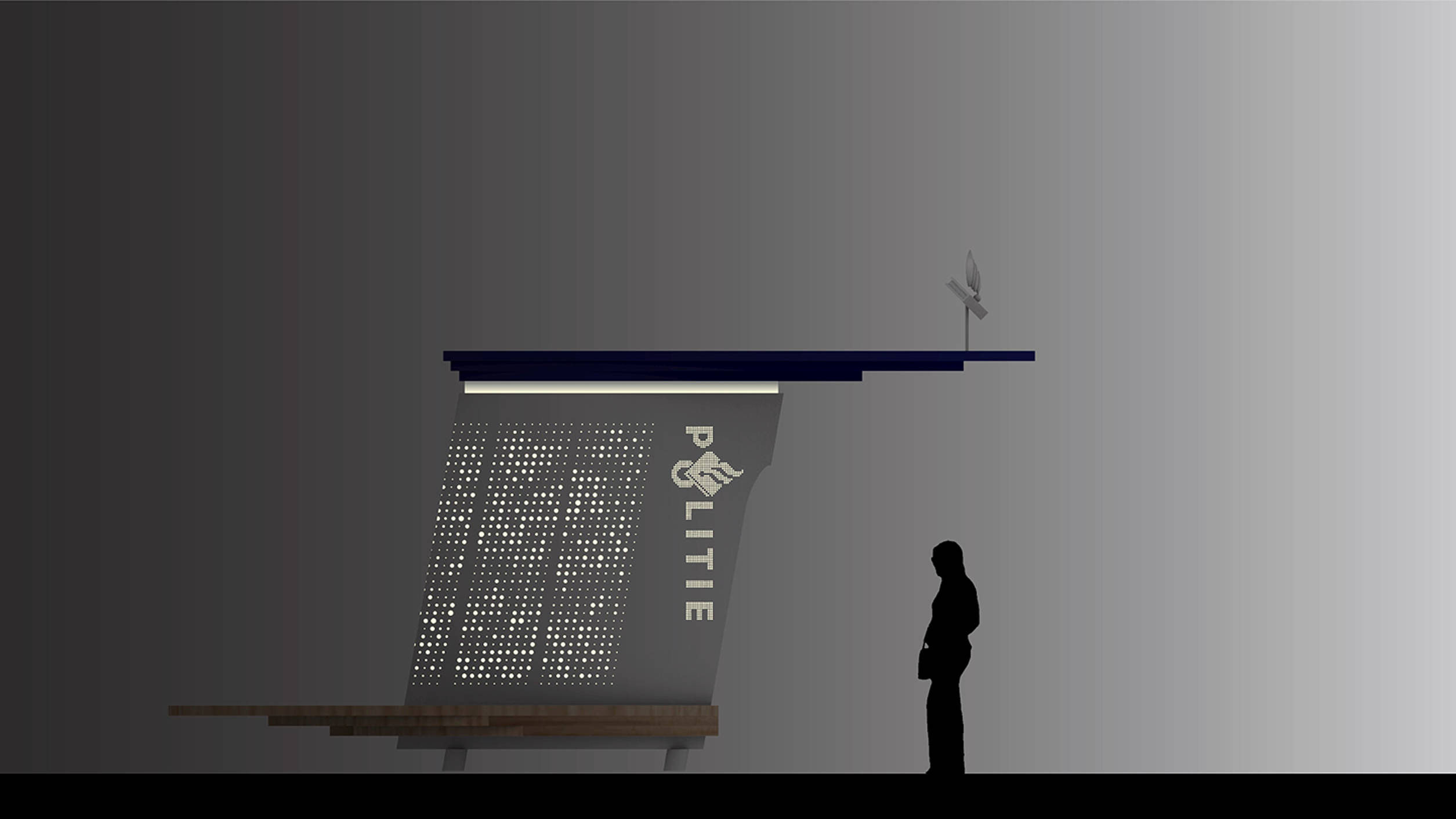 Render politiekiosk