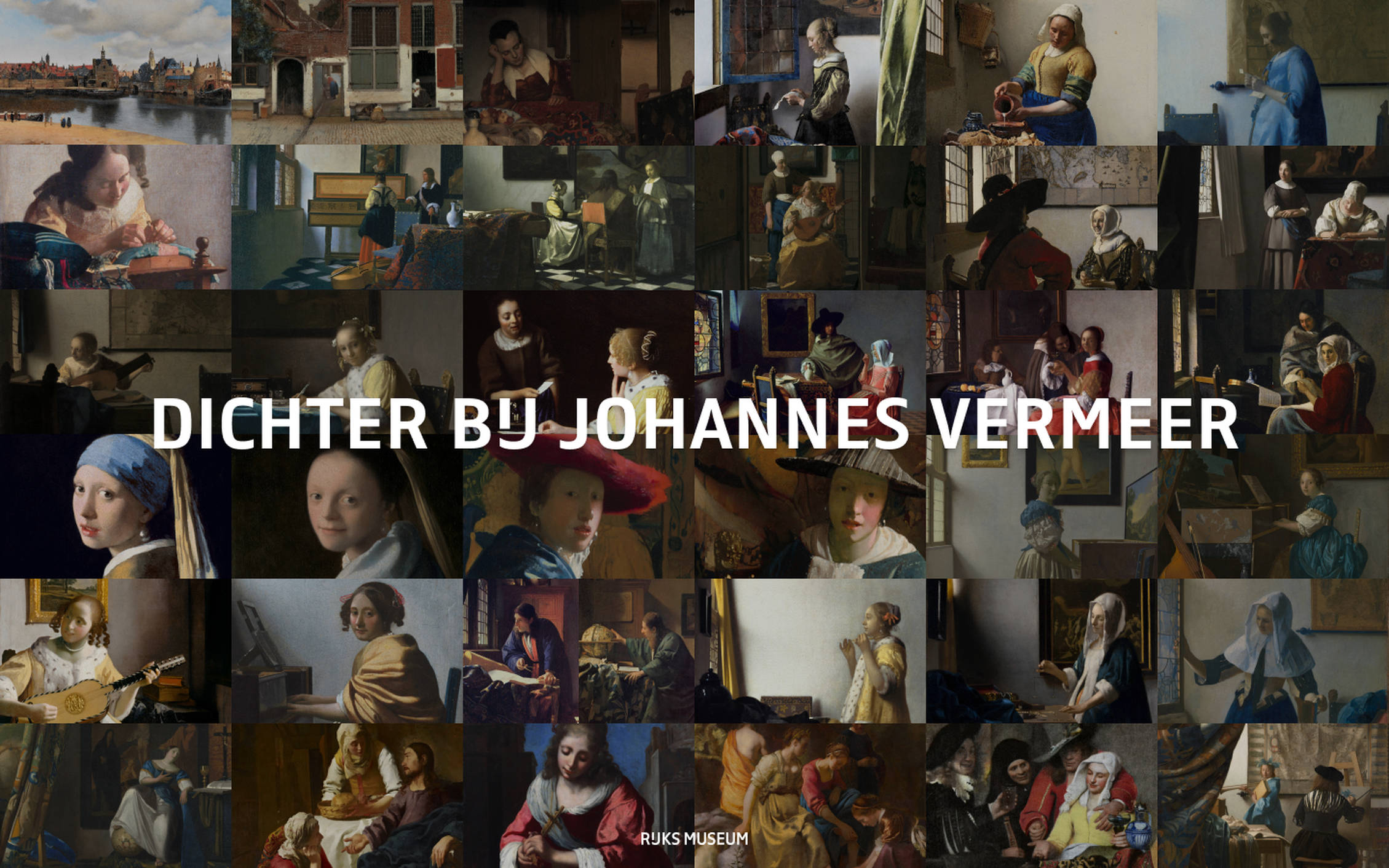 Dichter bij Johannes Vermeer, overview schilderijen
