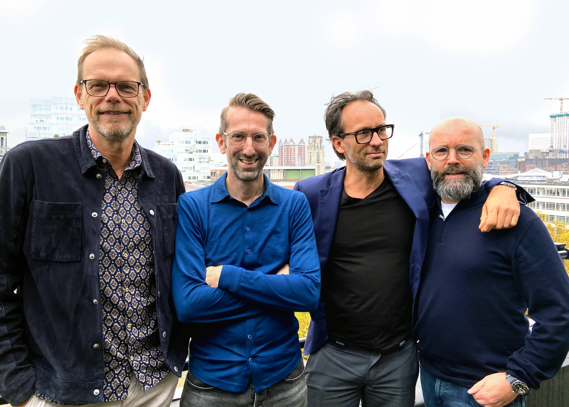 Paul Traas, Matthijs Klinkert, Seb van Deursen en Erik van der Meer.