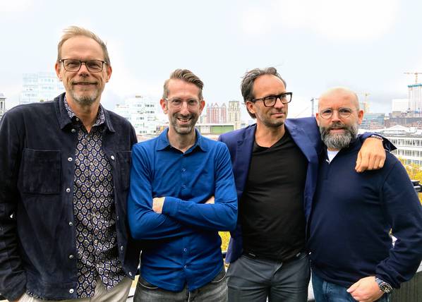 Paul Traas, Matthijs Klinkert, Seb van Deursen en Erik van der Meer.
