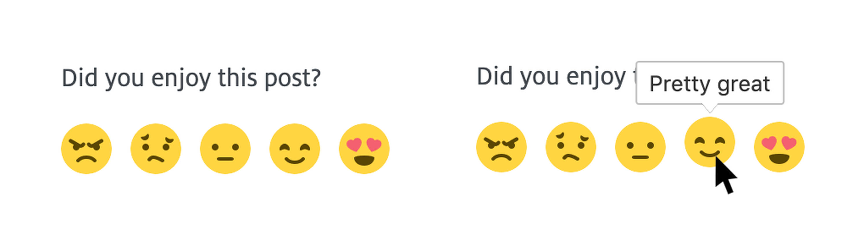 Not everybody understands emotion in emoji, so simply help with some text.
