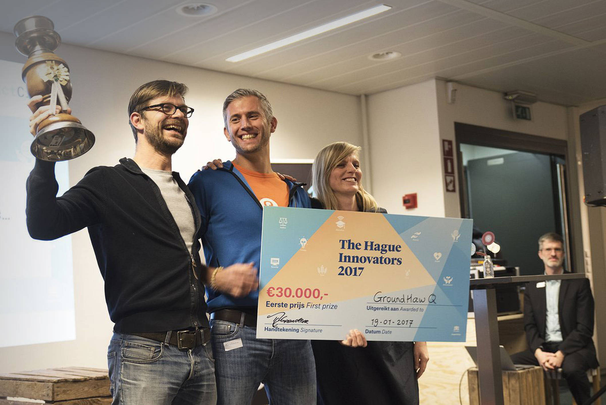 GrounHawQ wint The Hague Innovators 2017