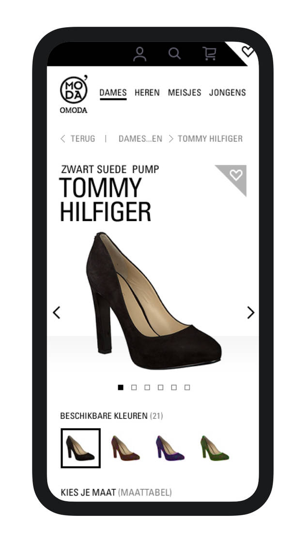 Omoda mobile design Fabrique