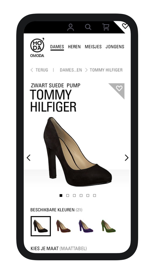 Omoda mobile design Fabrique