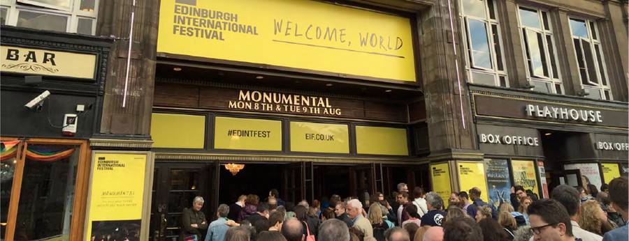 Edinburgh International Festival branding by Fabrique