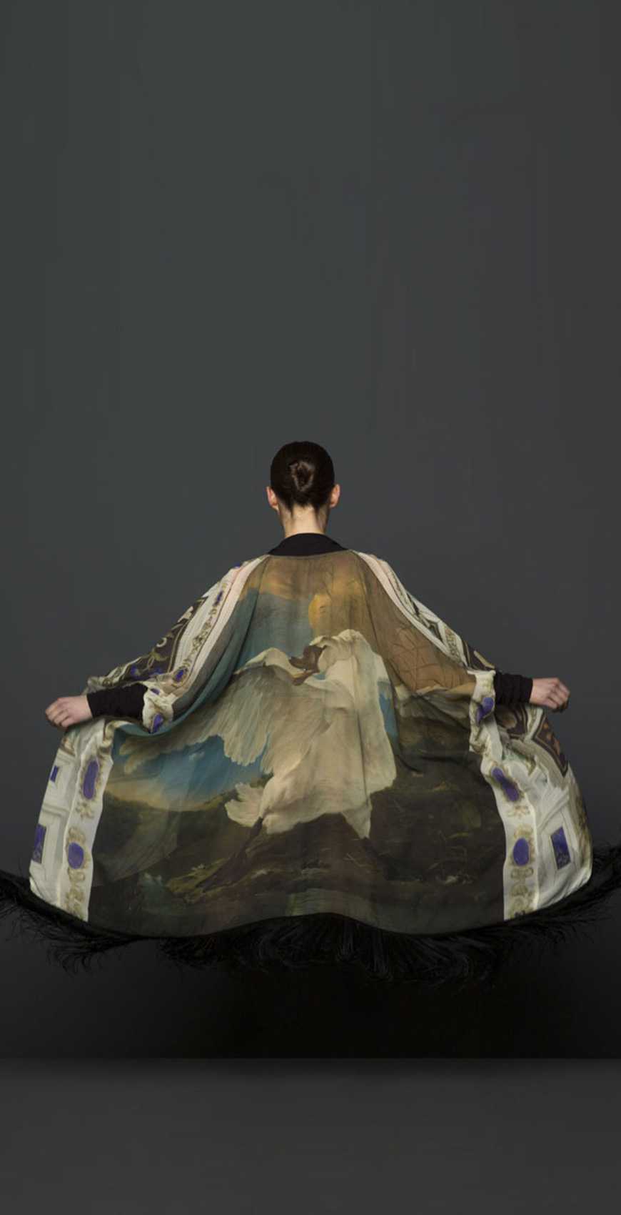 Rijksstudio - zwaan op chiffon
